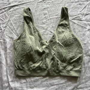 Olive Green Women's Bralette